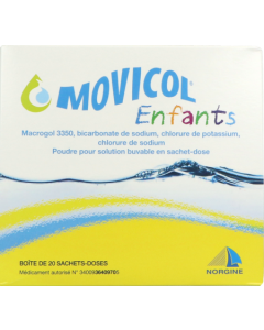 Movicol Enfant Poudre Pour Solution Buvable Sachets x20