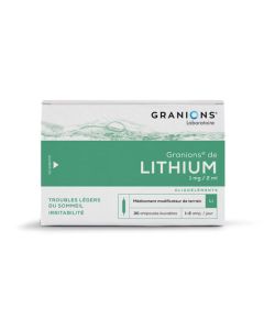 Granions De Lithium 1 Mg /2 Ml 30 Ampoules