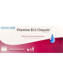 Vitamine B12 Collyre 10 unidoses