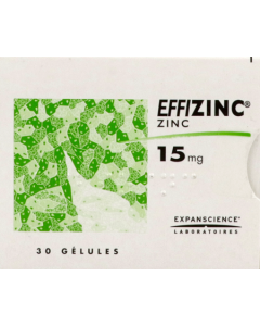 Effizinc 15mg Gélules x30