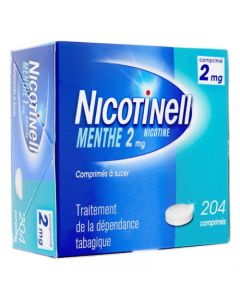 Nicotinell 2mg Menthe 204 comprimés