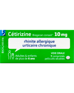 Biogaran Cetirizine 10mg Comprime 7