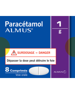 Almus Paracétamol 1g Comprimés x8