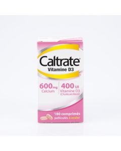 Caltrate Vitamine D3 600 mg 180 comprimés