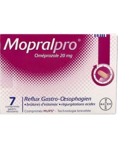 Mopralpro 20mg 7 comprimés