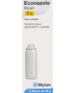 Viatris Econazole 1% Sol Pour Application Cutanée 30g
