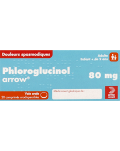 Arrow Phloroglucinol 80mg Comprimés Orodispersibles x20