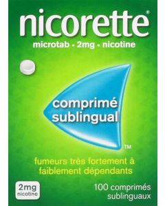 Nicorette Microtab 2mg 100 Comprimés Sublinguaux