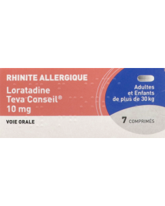 Teva Conseil Loratadine 10mg Comprime 7