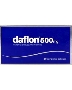 Daflon 500mg 60 Comprimés Pelliculés 