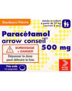 Arrow Paracétamol 500mg 16 comprimés
