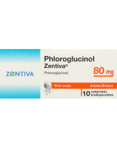 Zentiva Phloroglucinol 80mg Comprimés Orodispersibles x10