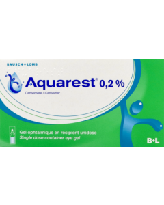 Aquarest 0.2% Gel Ophtalmique Unidose x60