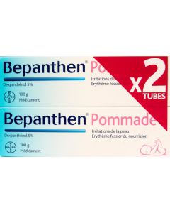 Bepanthen 5 % Pommade 100g Lot de 2