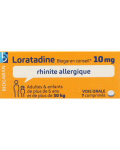 Loratadine Biogaran Conseil 10mg Comprime 7