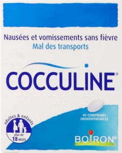 Boiron Cocculine 40 Comprimés Orodispersibles
