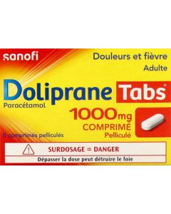 Doliprane Tabs 1000mg 8 Comprimés