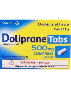 Doliprane Tabs 500mg 16 Comprimés