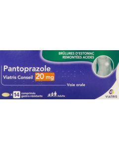 Viatris Pantoprazole 20mg Comprime 14