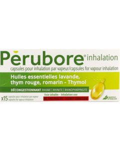 Perubore Inhalation par Vapeur 15 Capsules