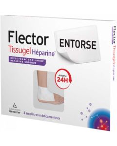 Flector Tissugel Héparine 3 Emplâtres Médicamenteux