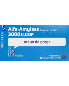 Alfa Amylase Biogaran Conseil 3000u Ceip Comprime 18