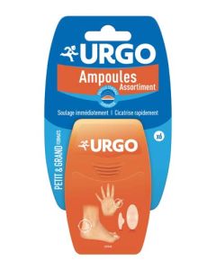 Urgo Traitement Ampoules Pansement Hydrocolloïde Grand et Petit Formats x6
