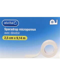 Alvita Sparadrap Microporeux 2cm5 X 9m14