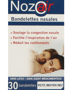 Cooper Nozoair Bandelette Nasale Petit Moyen x30