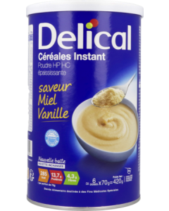 Delical Céréales Instant Miel Vanille 420g