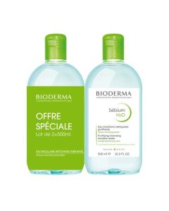 Bioderma Sébium H2O 2x500ml