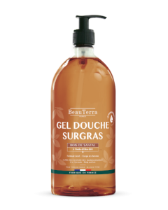 Beauterra Gel Douche Surgras Parfum Bois de Santal 1L