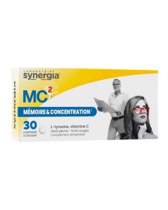 Synergia MC2 Mémoire Concentration Comprime à Croquer x30