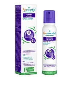 Puressentiel Spray Aérien Sommeil Détente aux 12 Huiles Essentielles 200 ml