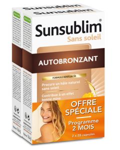 Nutreov Sunsublim Autobronzant Ultra 28 Capsules Duo