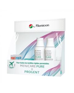 Menicon Menicare Pure Solution Multifonctions+Progent 2x70ml Travel Kit