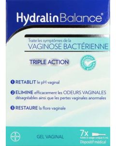 Hydralin Balance Gel Vaginal 7 Unidoses