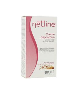 Netline Crème Dépilatoire Visage Zone Sensible 75ml