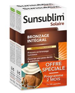 Nutreov Sunsublim Bronzage Intégral 2x30 Capsules 