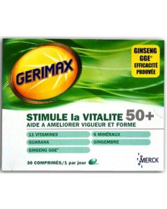 Gerimax Vitalité 50+ 30 Comprimés