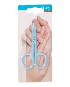 Vitry Ciseaux Ongles Courbe Couleur Inox Trempe