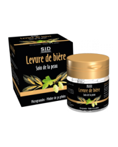 SID Nutrition Levure de Bière Soin de la Peau 30 Gélules