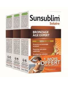 Nutreov Sunsublim Bronzage Age Expert 2x28 Capsules + 1 Mois Offert