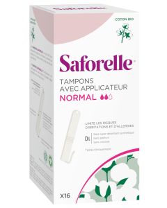 Saforelle Tampons Normal avec Applicateur x16