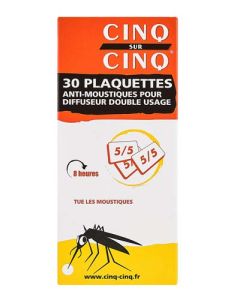 Cinq sur Cinq Recharges Cartouches Pour Diffuseur Anti-Moustiques x30