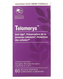 Phytoresearch Telomerys Anti-Âge 60 Gélules Végétales