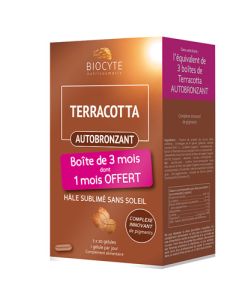 Biocyte Pack Terracotta Autobronzant 90 gélules