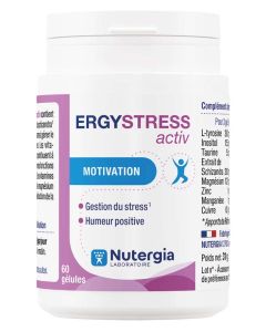 Nutergia Ergystress Activ Motivation 60 gélules