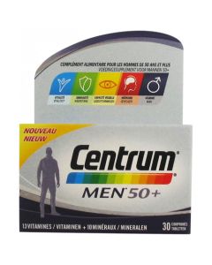 Centrum Men 50+ Multivitamines 30 comprimés
