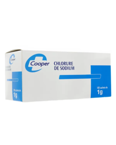 Cooper Chlorure de Sodium Sachets de 1g x100